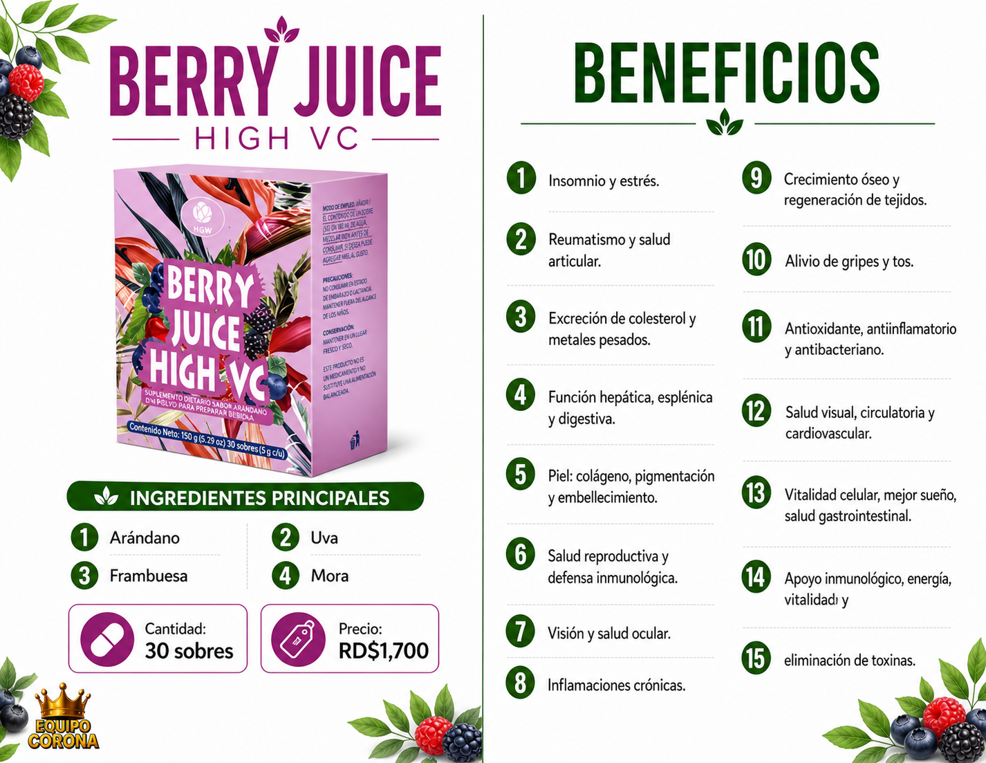 Berry Juice High VC