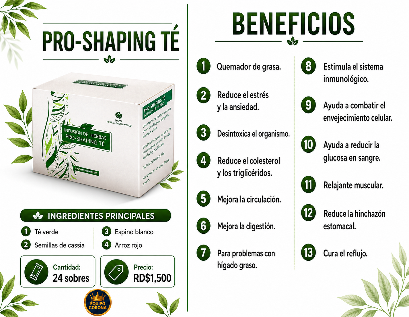 Pro-Shaping Té