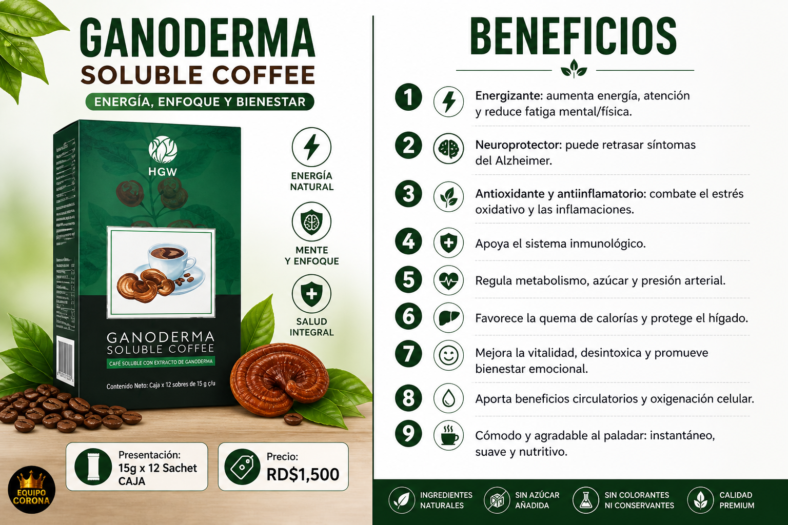Ganoderma Soluble Coffee