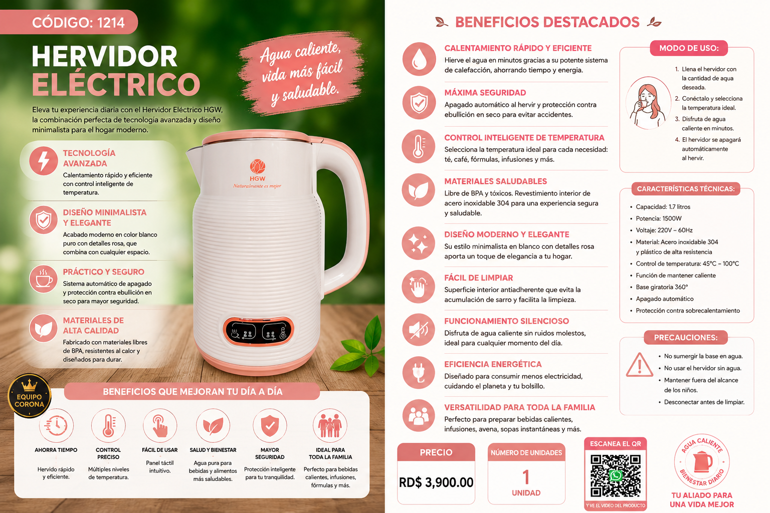 Hervidor Eléctrico