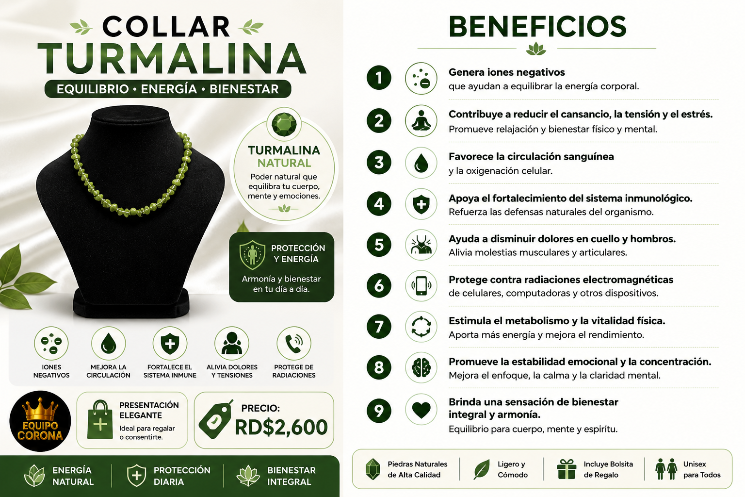 Collar Turmalina